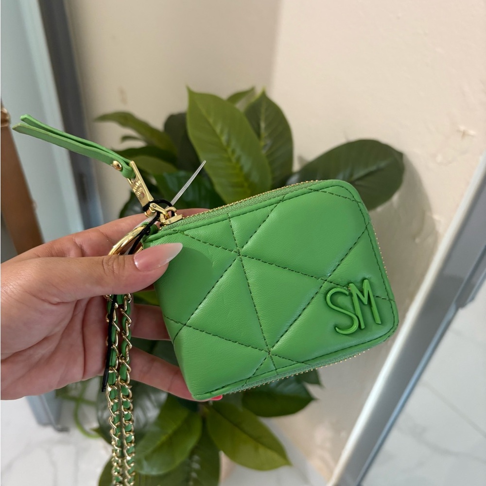 Steve Madden Green Quilted Wallet